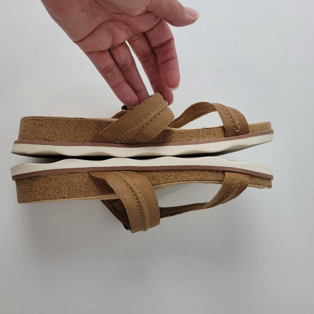 Clarks Sandals Womens 8 Brown Brynn Madi Toe Post Buckle Ultimate Comfort - Picture 6 of 12